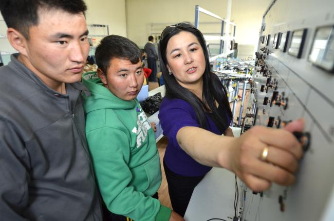 Auszubildende im Training Center, Ulaanbaatar
