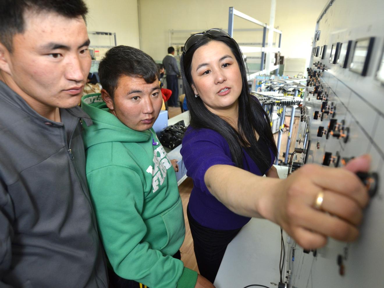 Auszubildende im Training Center, Ulaanbaatar